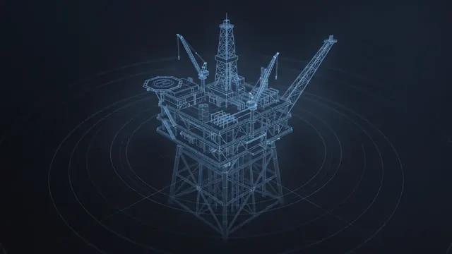 History of Oil Rig Explosions – The Disasters That Changed Drilling - 3D Wireframe Animation