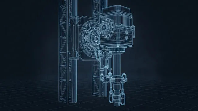 How Does 3D Animation Help Explain Drilling Equipment? - 3D Wireframe Animation
