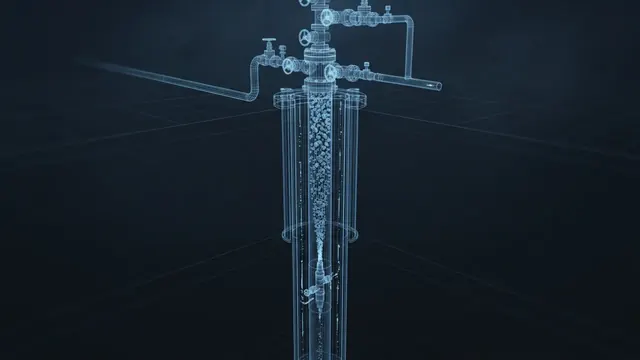 How Does Gas Lift Work? - 3D Wireframe Animation