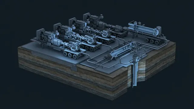 How Long Does It Take to Frack a Well? - 3D Cutaway Animation