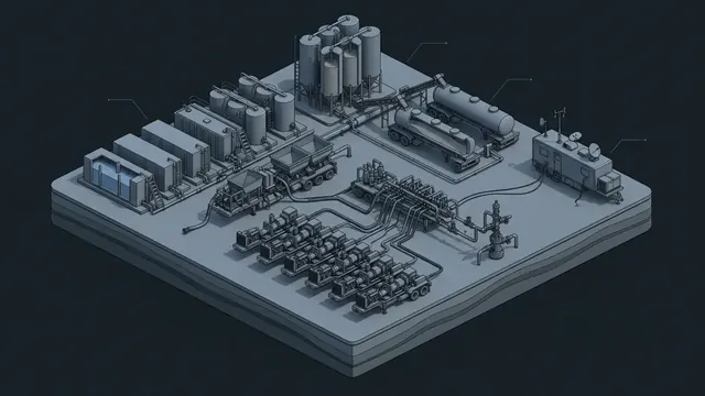 Hydraulic Fracturing Equipment – What's on a Frac Spread - 3D Animation