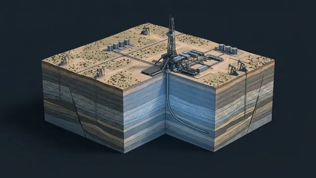 Oil and Gas in Texas – From Spindletop to the Permian - 3D Cutaway Animation