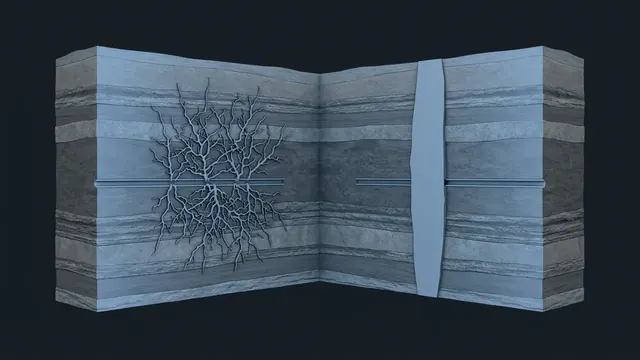 Types of Hydraulic Fracturing – Slickwater, Gel and Hybrid Fracs - 3D Cutaway Animation