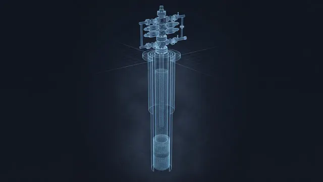 Well Control Basics – Primary, Secondary and Tertiary Barriers - 3D Wireframe Animation