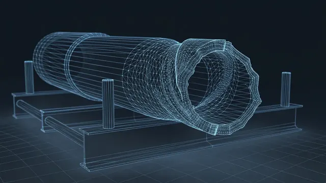 What Causes a Drill Pipe Twistoff? - 3D Wireframe Animation