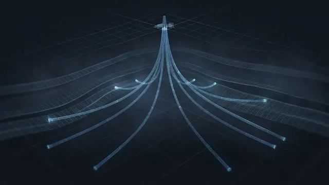 What Is Directional Drilling? – Why Wells Don't Go Straight Down - 3D Wireframe Animation