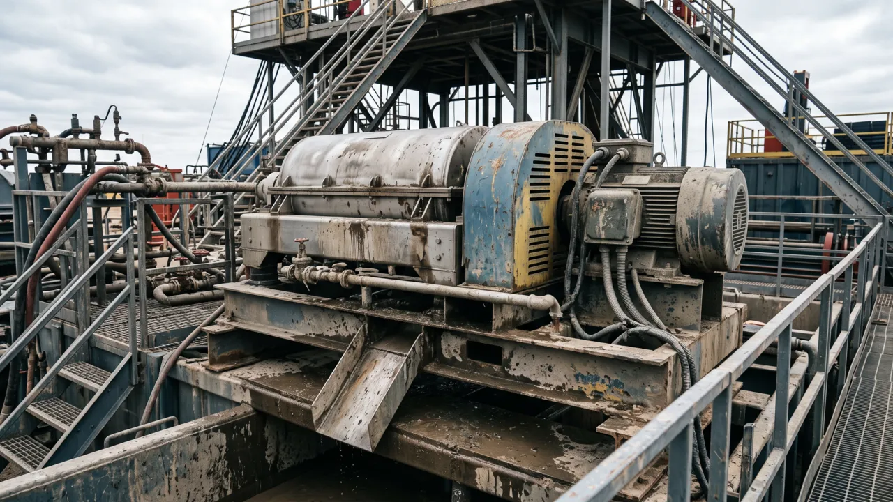 Decanter Centrifuges – What They Do on a Drilling Rig - 3D Animation