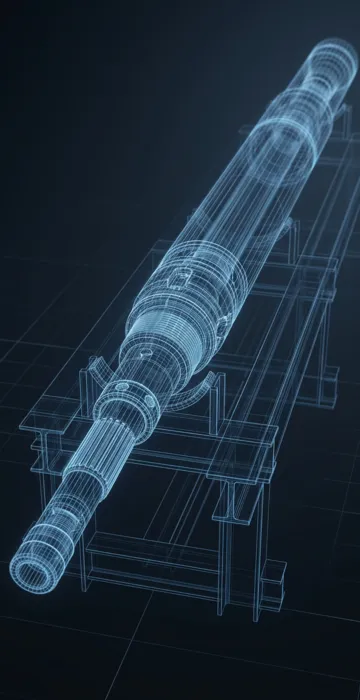Drilling Jars – How Hydraulic and Mechanical Jars Work - 3D Wireframe Animation