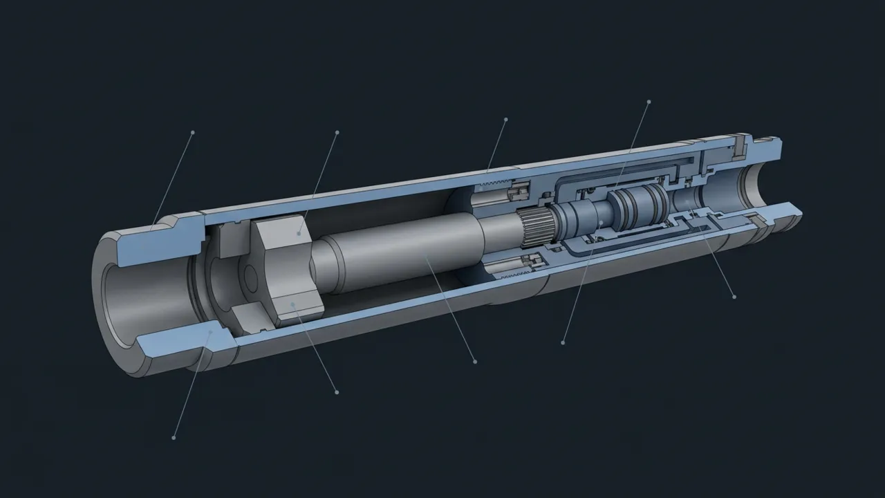 Drilling Jars – How Hydraulic and Mechanical Jars Work - 3D Cutaway Animation