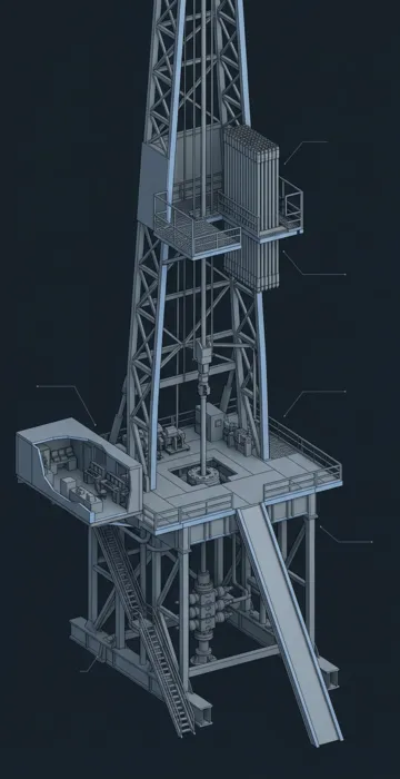 Drilling Rig Crew Positions – Roughneck to Toolpusher - 3D Animation