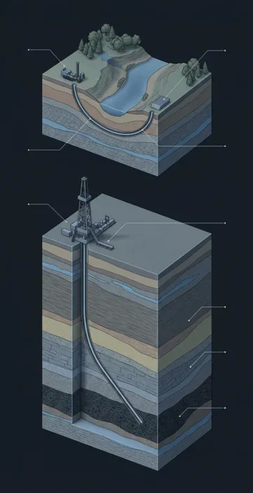 HDD vs. Oilfield Directional Drilling – What's the Difference? - 3D Cutaway Animation