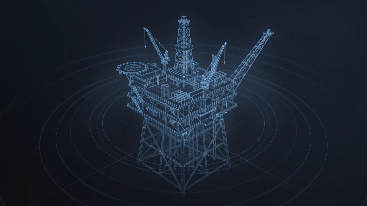 History of Oil Rig Explosions – The Disasters That Changed Drilling - 3D Wireframe Animation