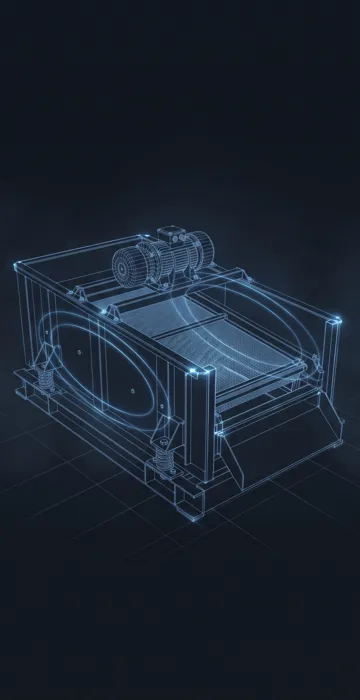 How Does a Shale Shaker Work? - 3D Wireframe Animation