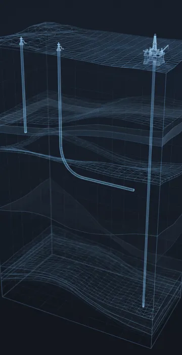 How Long Does It Take to Drill an Oil Well? - 3D Wireframe Animation