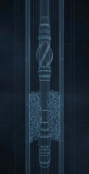 Keyseat Sticking vs. Packoff – Telling Stuck Pipe Apart - 3D Wireframe Animation