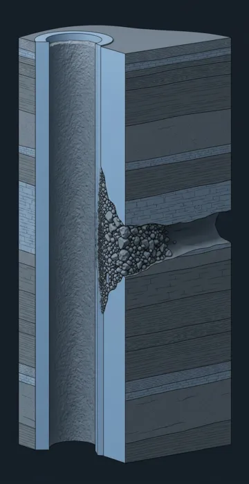 Lost Circulation Materials – What Goes Down the Hole to Stop Losses - 3D Cutaway Animation