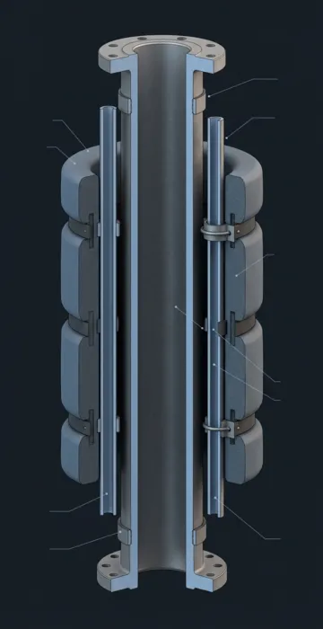 Marine Drilling Riser – How It Connects the Rig to the Well - 3D Cutaway Animation