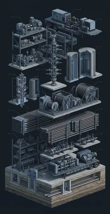 Oilfield Equipment List – Names Every Newcomer Should Know - 3D Cutaway Animation