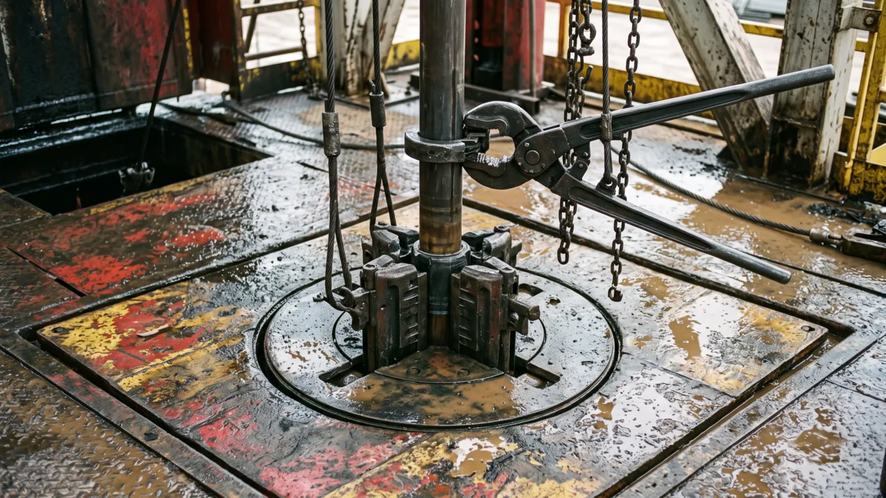Slips, Elevators and Tongs – How Drill Pipe Gets Handled - 3D Animation