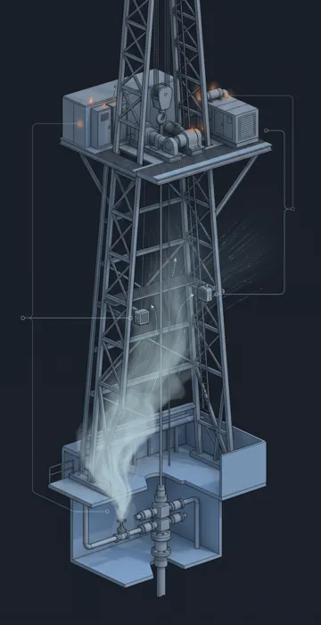 What Causes Oil Rig Explosions? – Blowouts, Fires and Gas - 3D Cutaway Animation