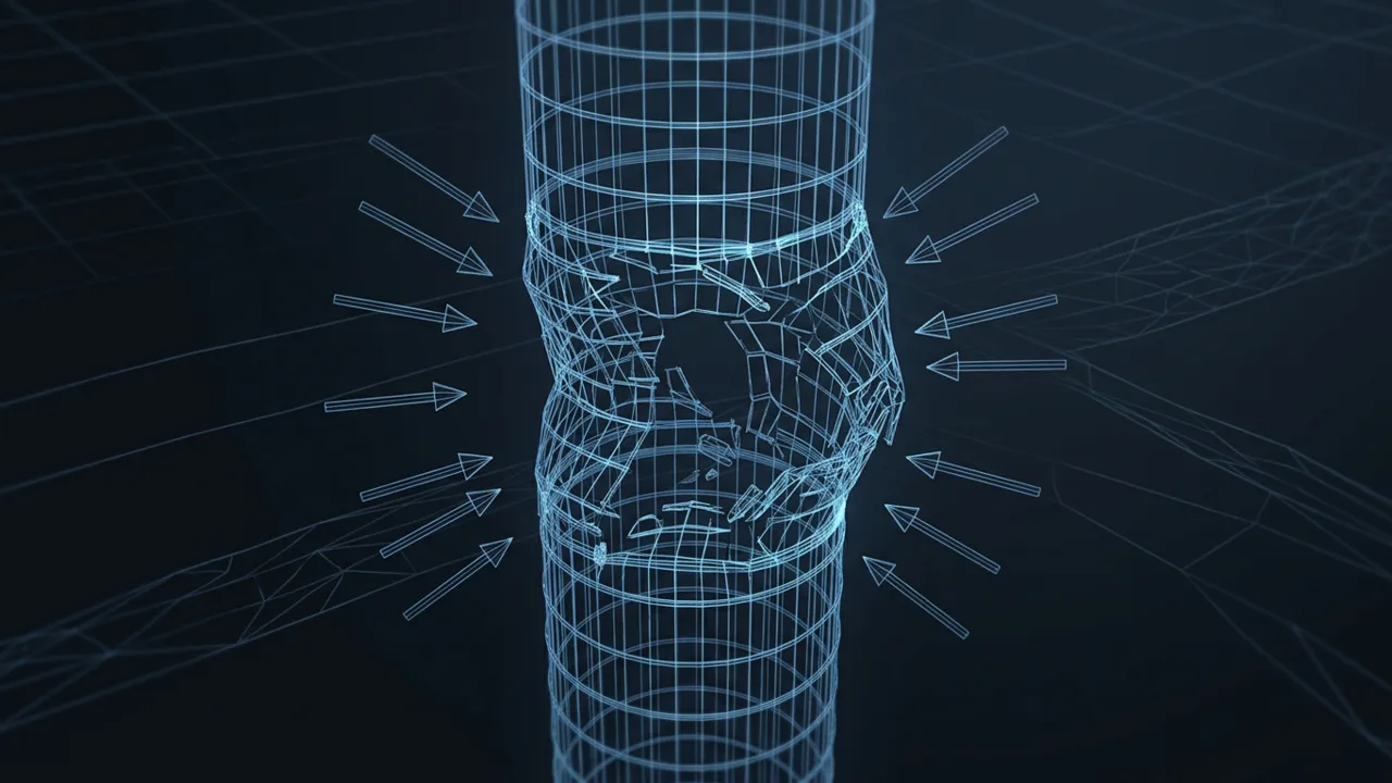 What Causes Wellbore Instability? - 3D Wireframe Animation