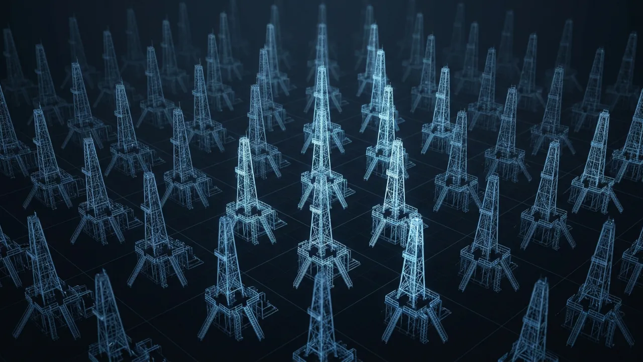 What Is the Rig Count? – Why the Industry Watches It - 3D Wireframe Animation