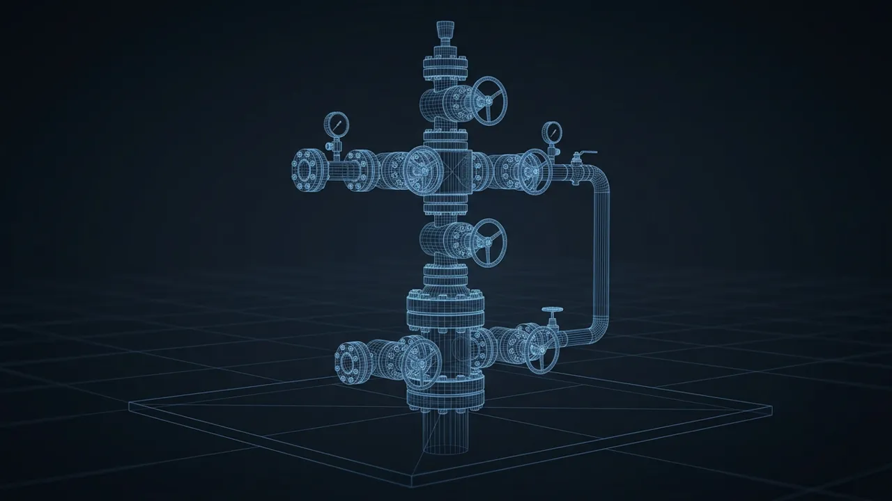What Is Well Completion? – From Drilled Hole to Producing Well - 3D Wireframe Animation