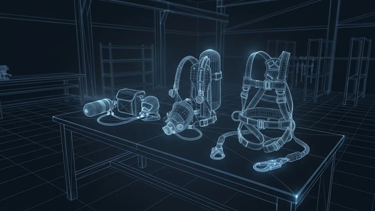 What Training Do You Need to Work on an Oil Rig? - 3D Wireframe Animation